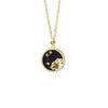 Blue Stone Zodiac Crystal Necklace Natural Gemstone