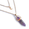 Load image into Gallery viewer, Amethyst Healing Crystal Necklace
