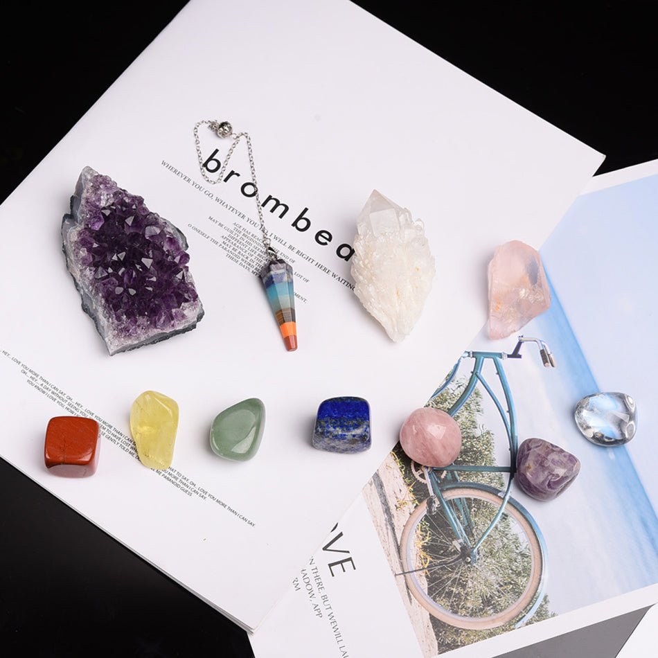 Natural Healing Crystal Gift Set For Beginner