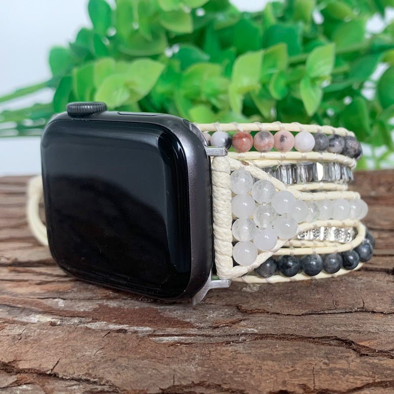 Apple Watch Band With Clear Quartz 