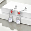 Load image into Gallery viewer, Carnelian Earrings Sterling Silver Sunset Style
