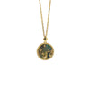 Natural Zircon Gemstone Zodiac Crystal Necklace