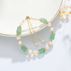 Load image into Gallery viewer, Aventurine Bracelet with Pearls