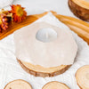 Load image into Gallery viewer, Natural Crystal Quartz Geode Candle Holder