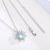 Moonstone Crystal Necklace Sterling Silver Flair Style