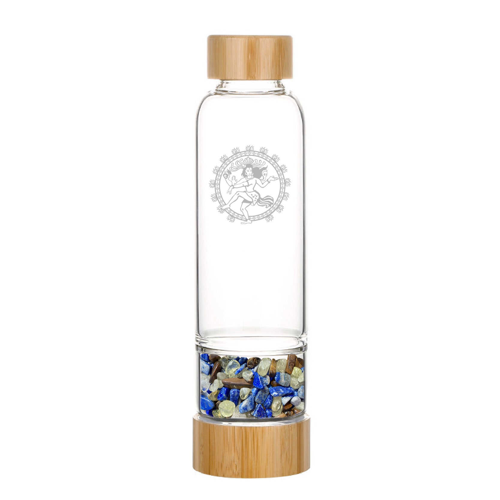 Creativity Crystal Water Bottle - Bamboo Style