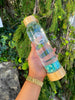 Turquoise Bamboo Healing Crystal Water Bottle