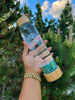 Green Aventurine Bamboo Healing Crystal Water Bottle