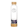 Meditation Crystal Water Bottle - Bamboo Style