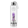 Amethyst Wand Point Crystal Water Bottle