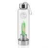 Green Aventurine Wand Point Crystal Water Bottle