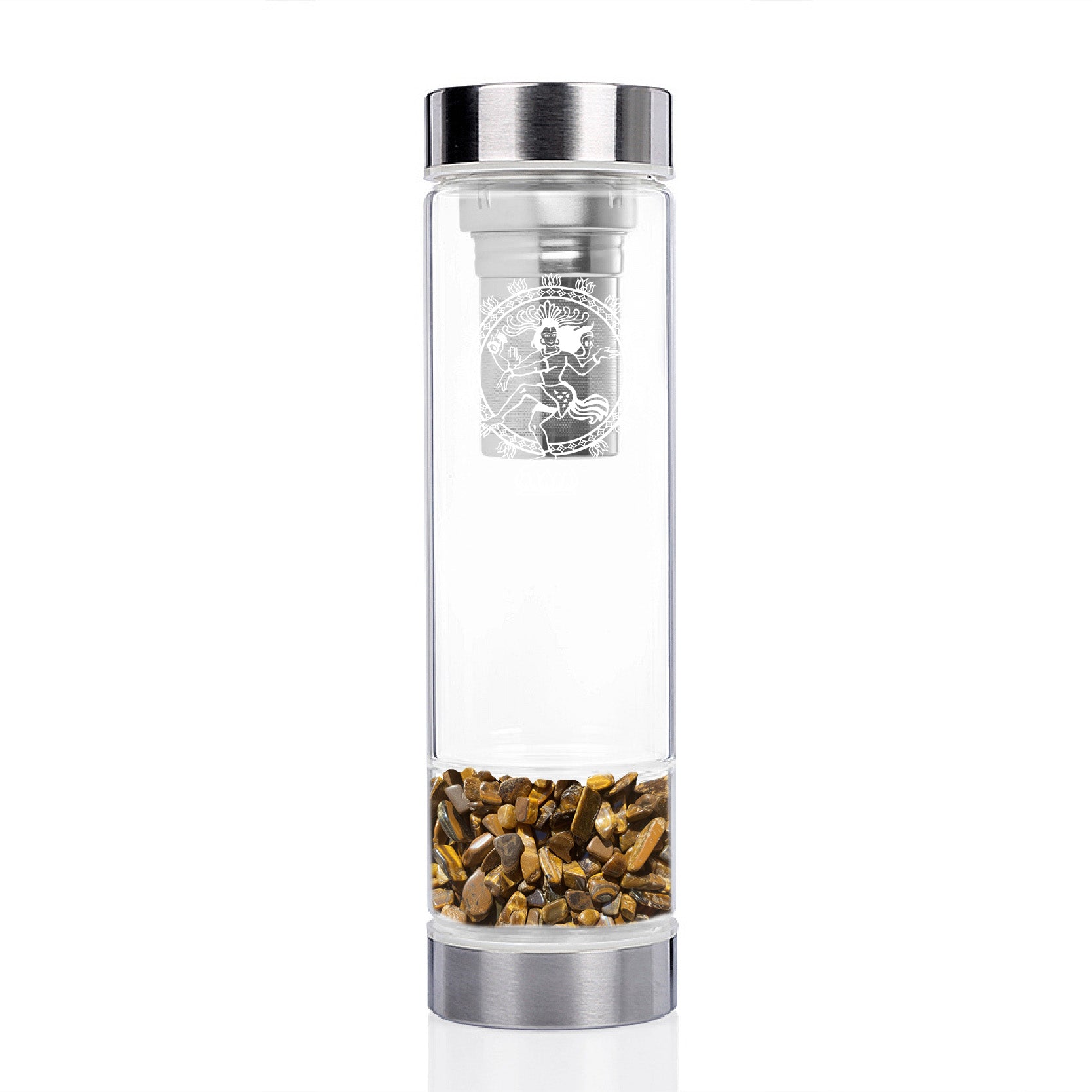 Tigers Eye Infusion Crystal Water Bottle
