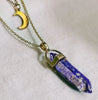 Load image into Gallery viewer, Lapis Lazuli Gold Healing Crystal Necklace