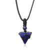 Lapis Lazuli  Crystal Necklace Pyramid Style