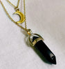 Obsidian Gold Healing Crystal Necklace