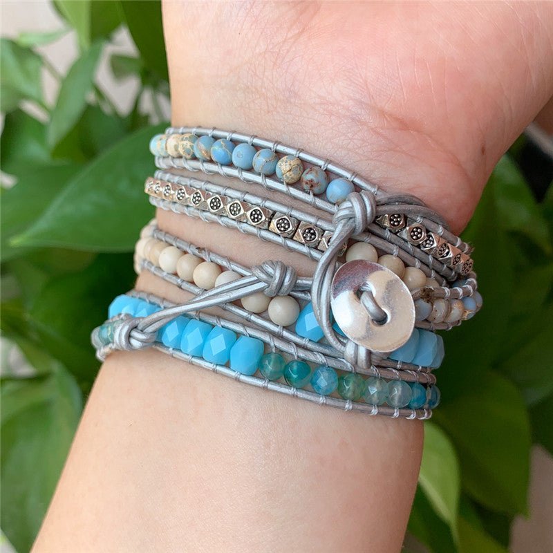 Smart Watch Band With Kyanite Crystal