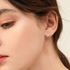 Load image into Gallery viewer, Moonstone Earrings 925 Sterling Silver Angel Wing