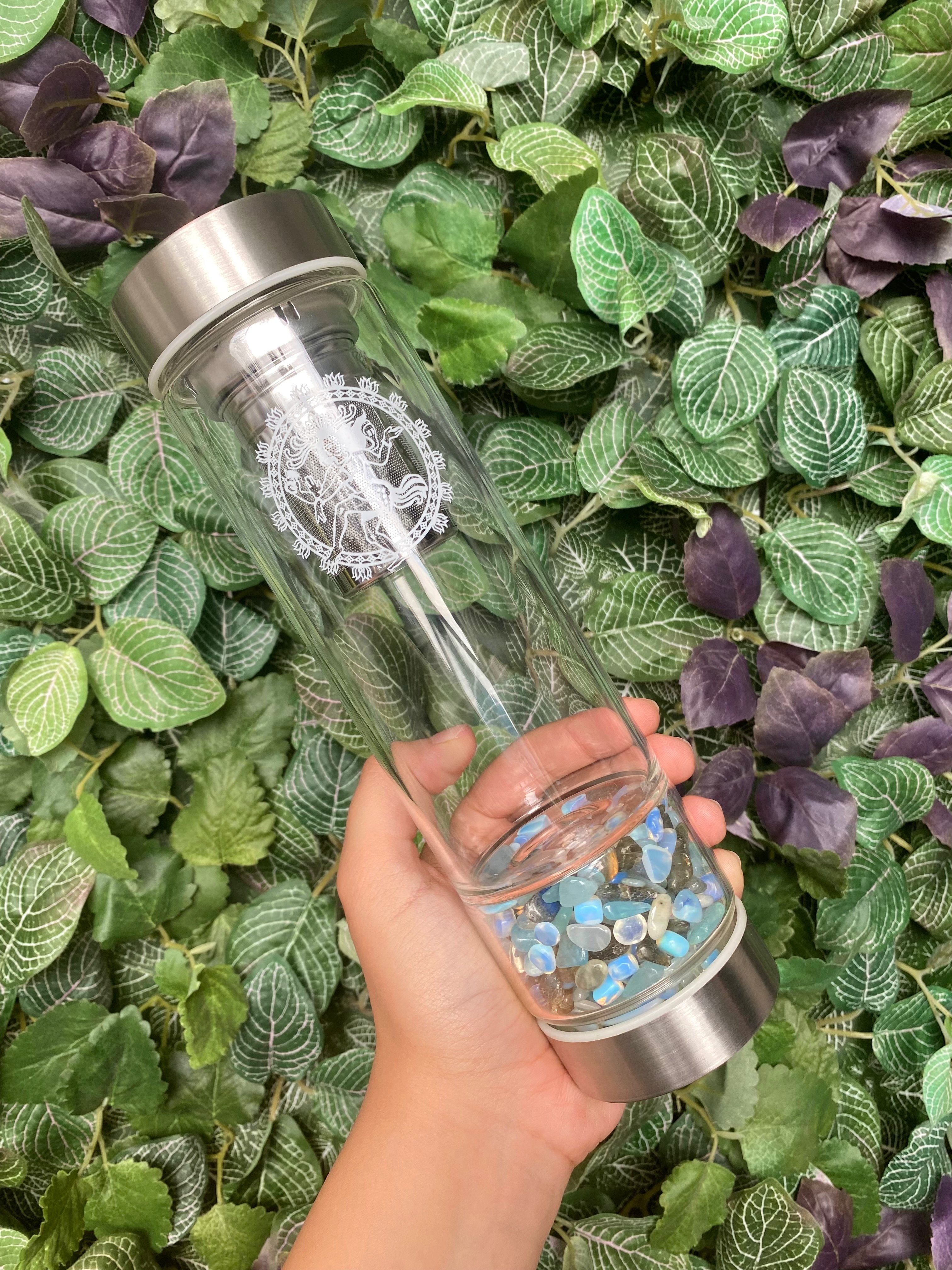Libra Crystal Water Bottle - Shiva's Stone Infusion