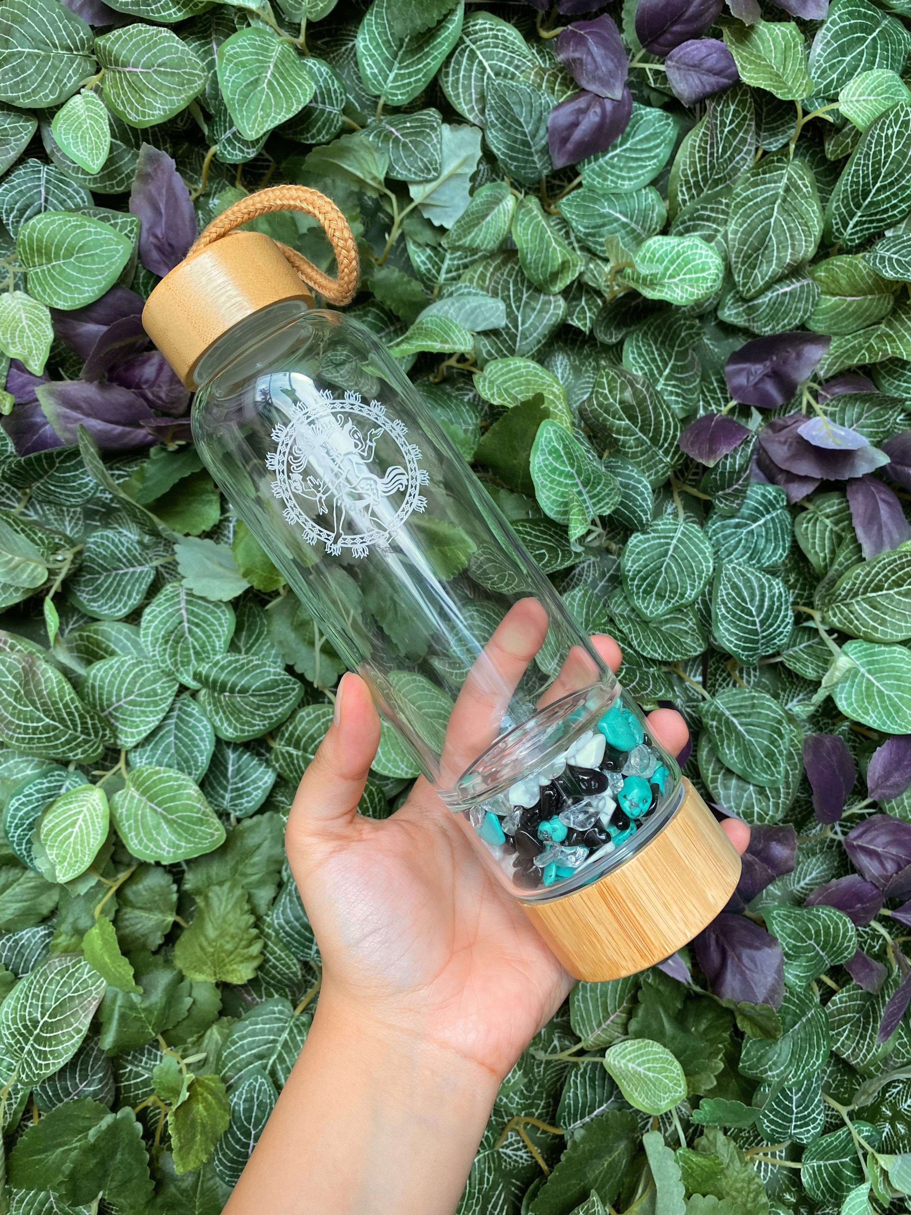 Capricorn Crystal Water Bottle Gravel Pouch