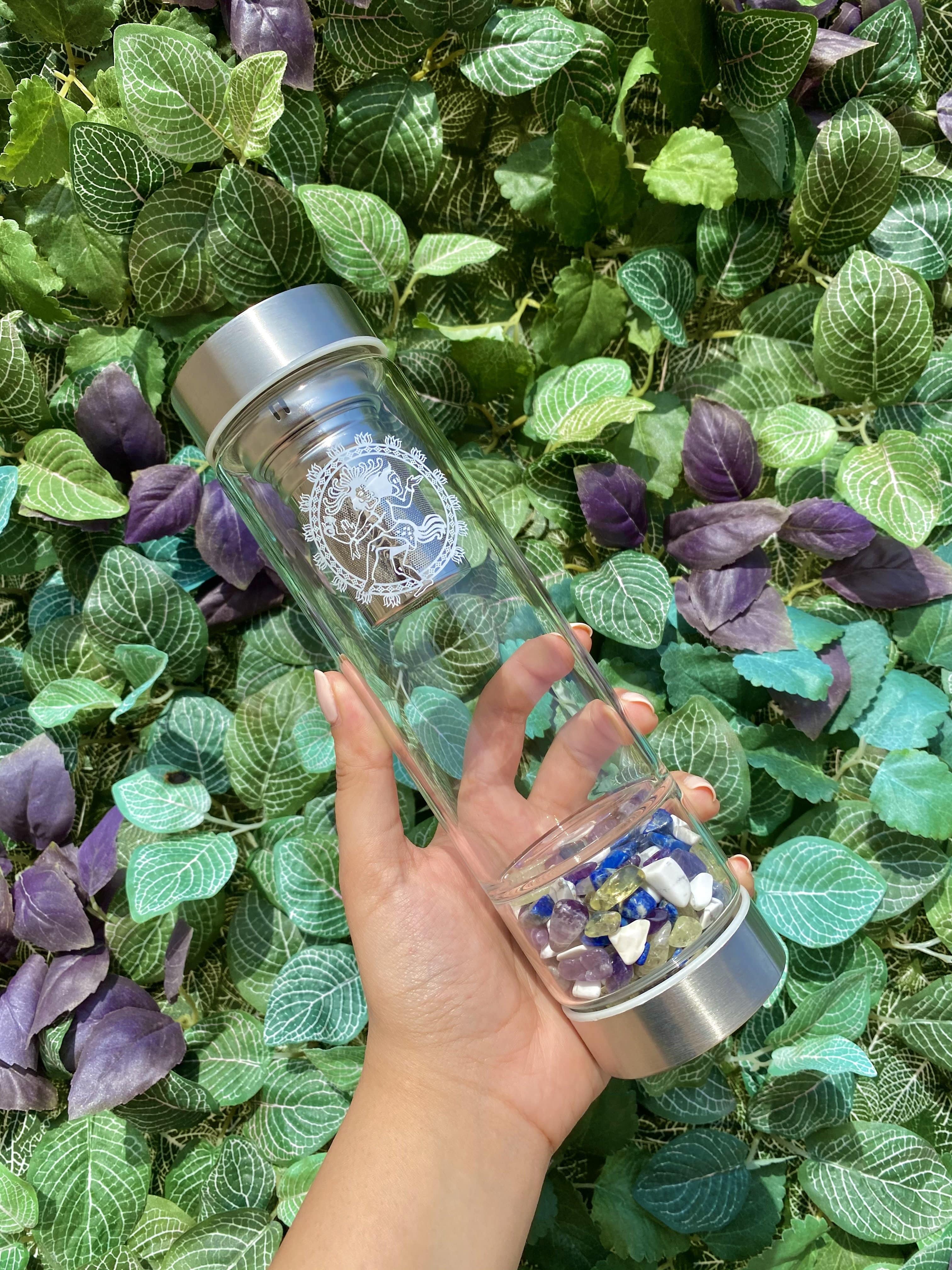 Clarity Crystal Water Bottle - Shiva's Stone Infusion