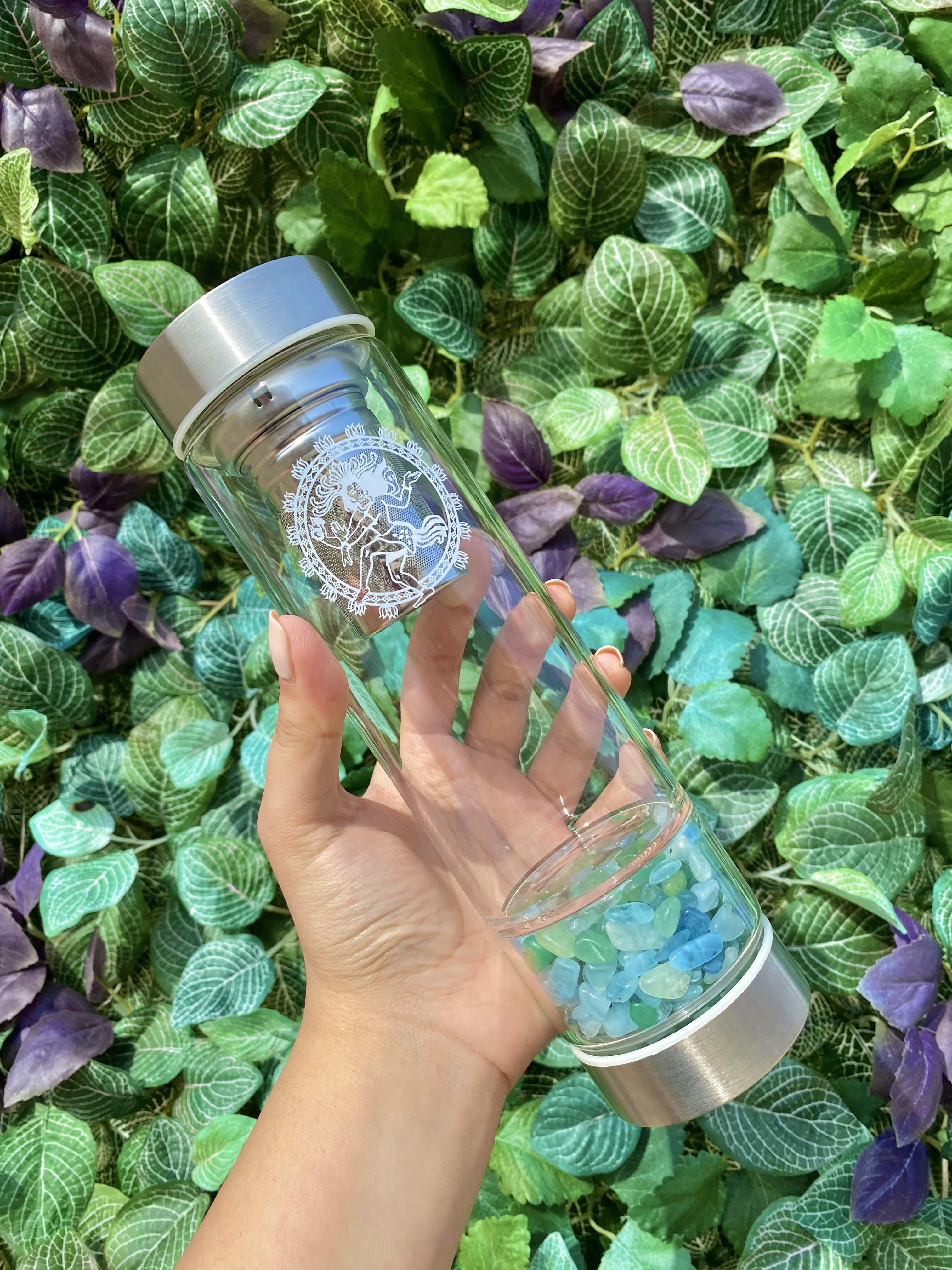 Eternal Youth Crystal Water Bottle - Shiva's Stone Infusion