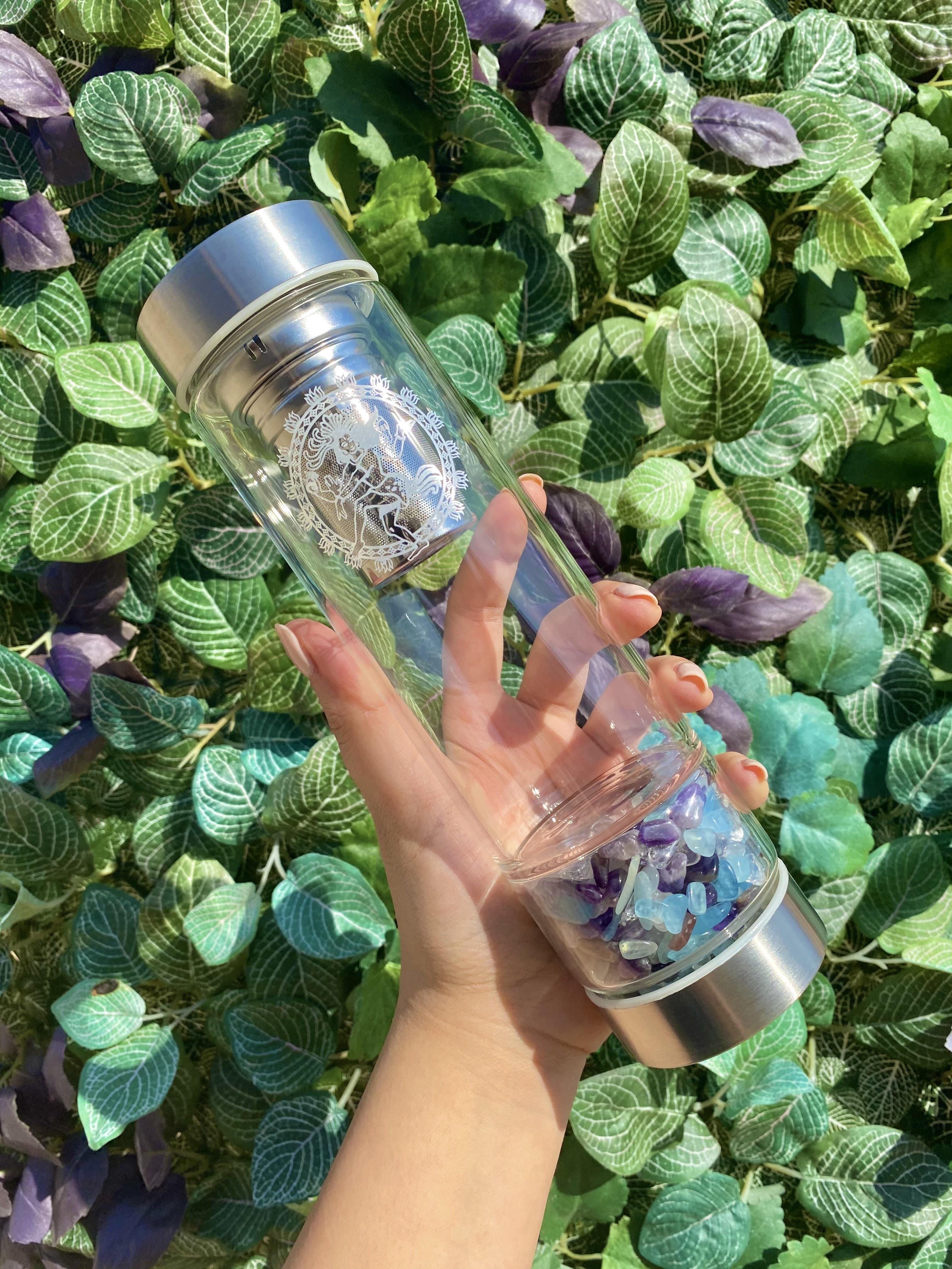 Freedom Crystal Water Bottle - Shiva's Stone Infusion