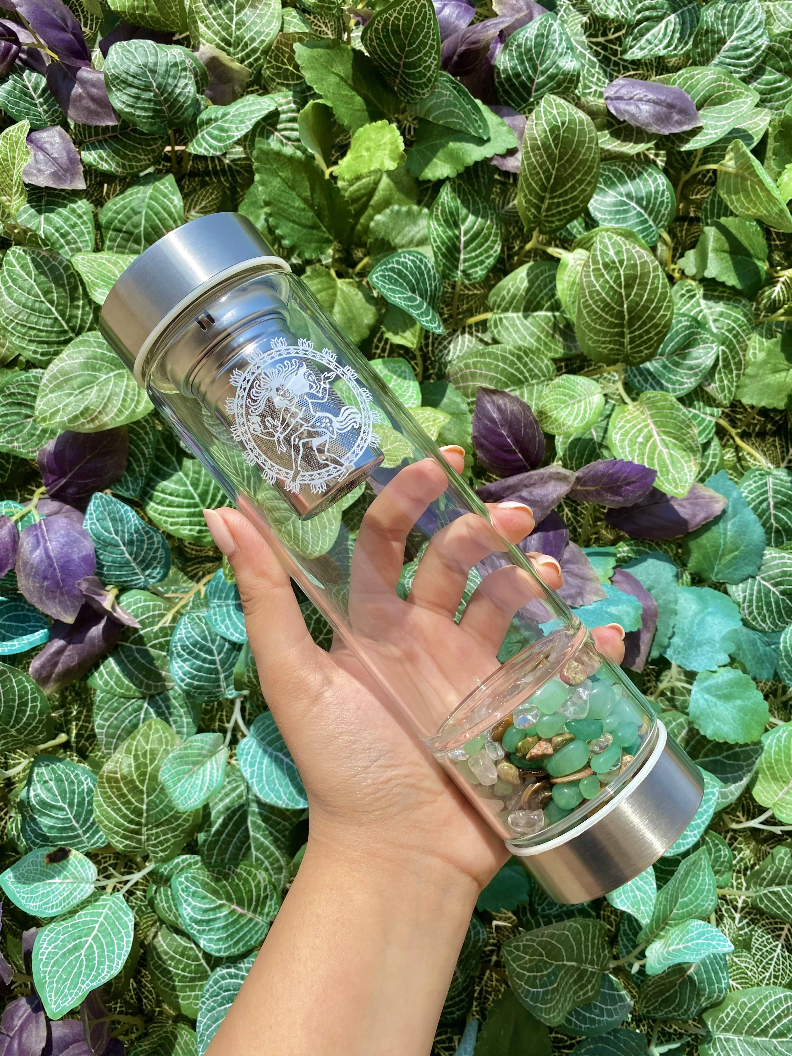 Nature Crystal Water Bottle - Shiva's Stone Infusion