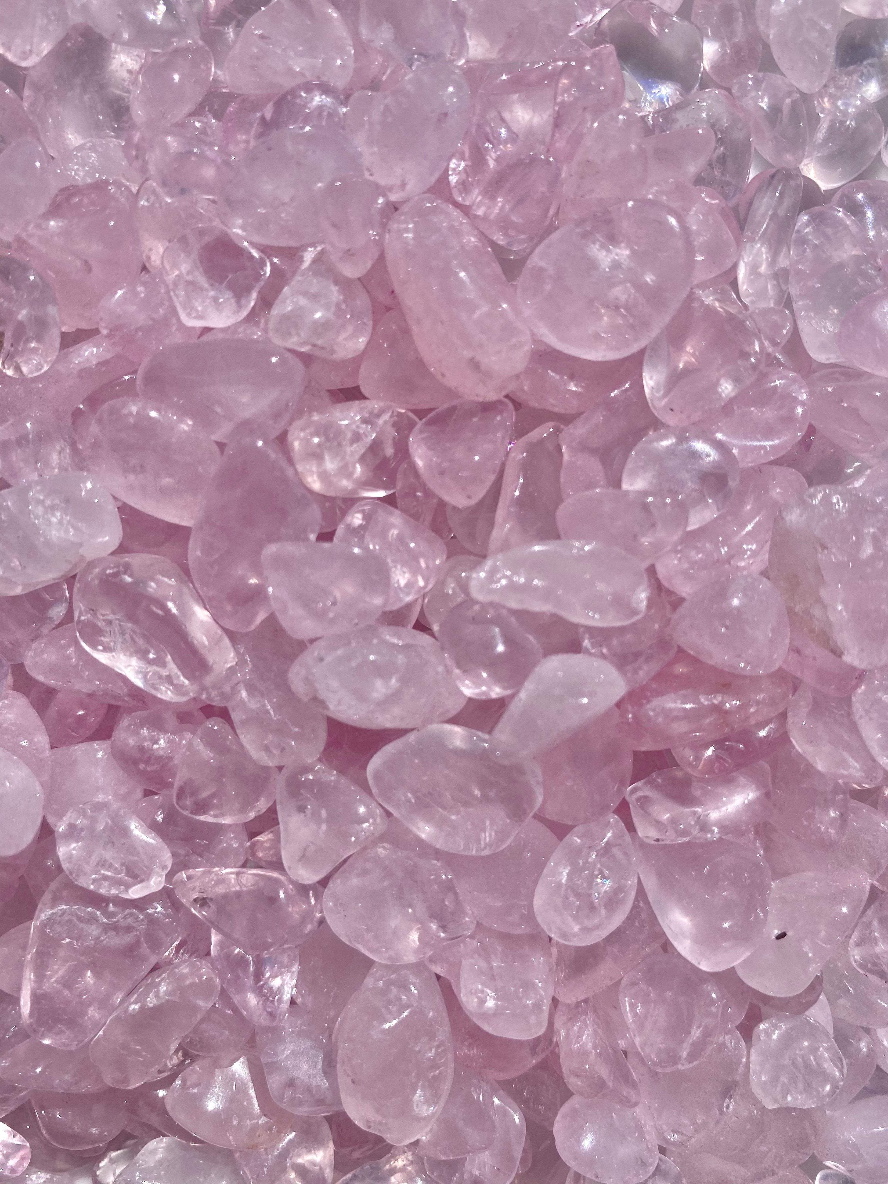 Rose Quartz Crystals for Crystal Water Bottle