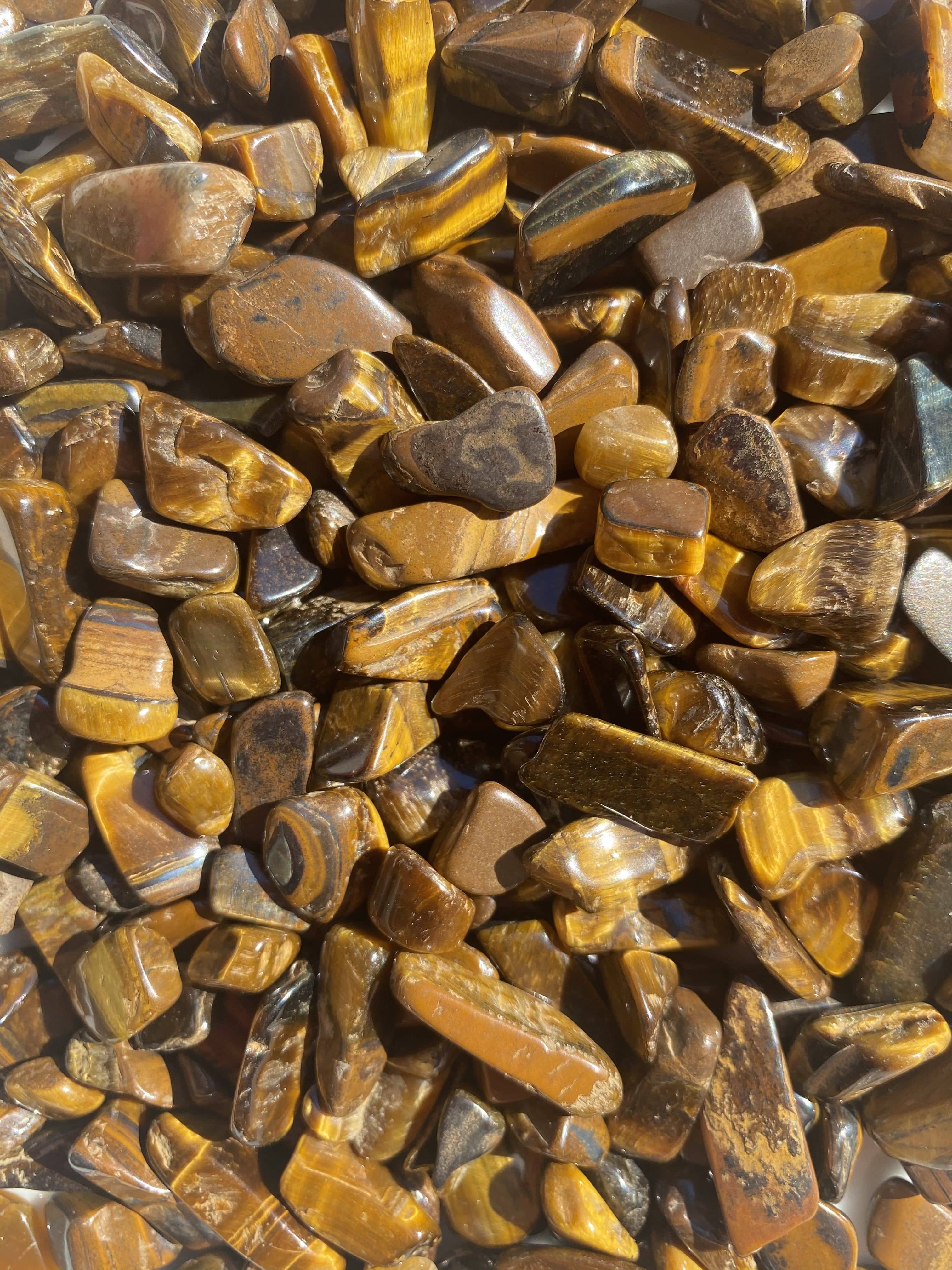 Tigers Eye Crystals for Crystal Water Bottle